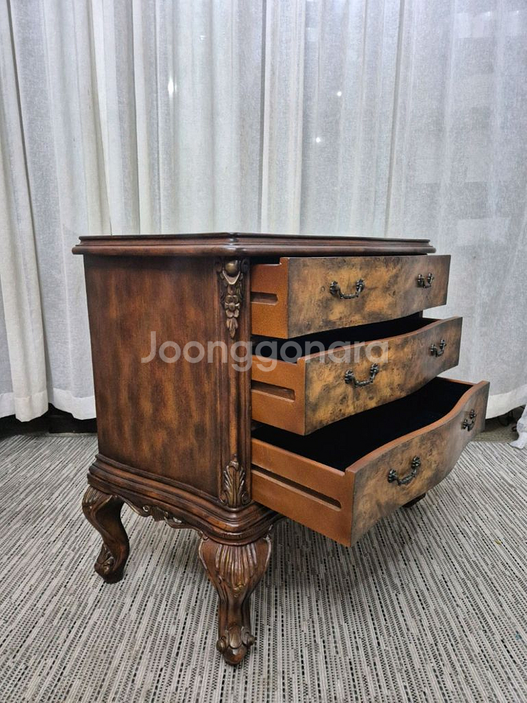 수입 엔틱 원목 3D 체스트--3