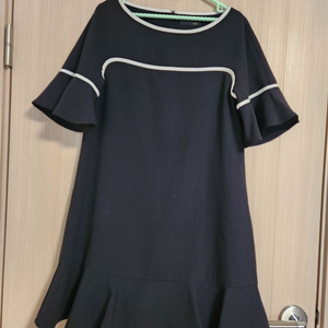 르샵 여자검정반팔원피스 정장원피스