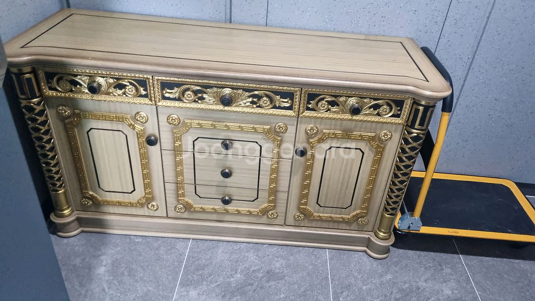 엔틱원목3단서랍장--0