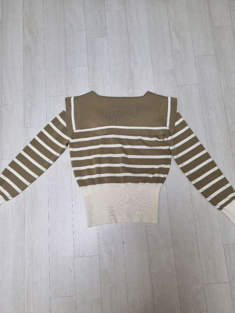 새옷) 난닝구 세일러 니트--1