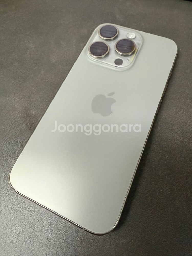 (S급)아이폰15프로 내추럴 티타늄 128GB 판매--17