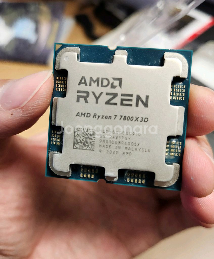 AMD Ryzen7 7800X3D 대원씨티에스 정품--2