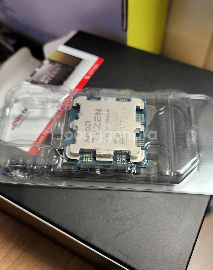 AMD Ryzen7 7800X3D 대원씨티에스 정품--1