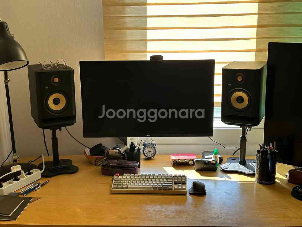 KRK Rokit 5 G4 한 조 + 스텐드--6