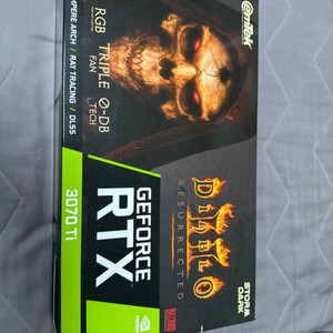 RTX3070ti 8gb 디아블로 에디션 거의 새상품