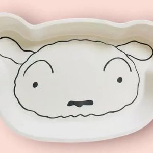 흰둥이 멜라민 접시