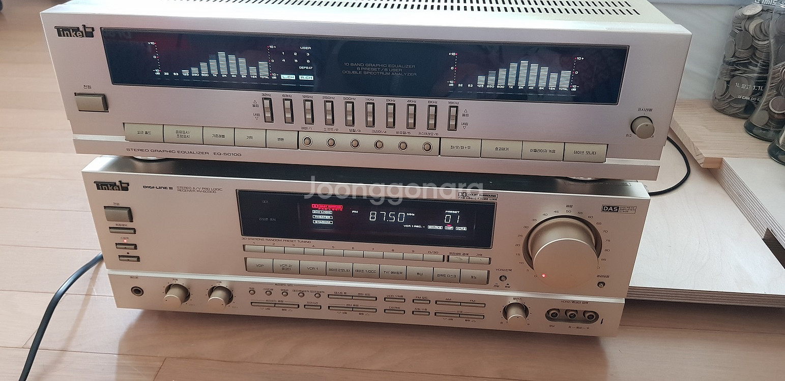 인켈 프리앰프 RV-6030G+EQ-5010G 팝니다.--0