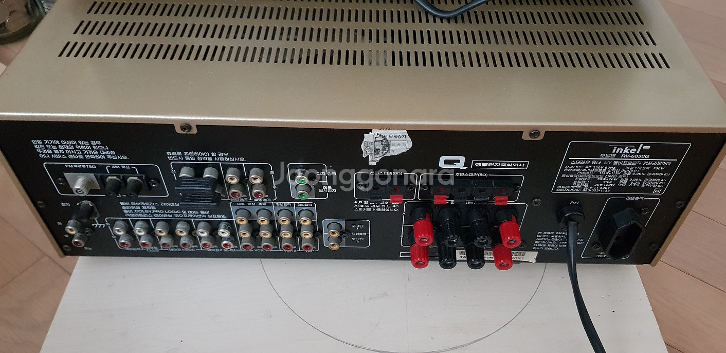 인켈 프리앰프 RV-6030G+EQ-5010G 팝니다.--4