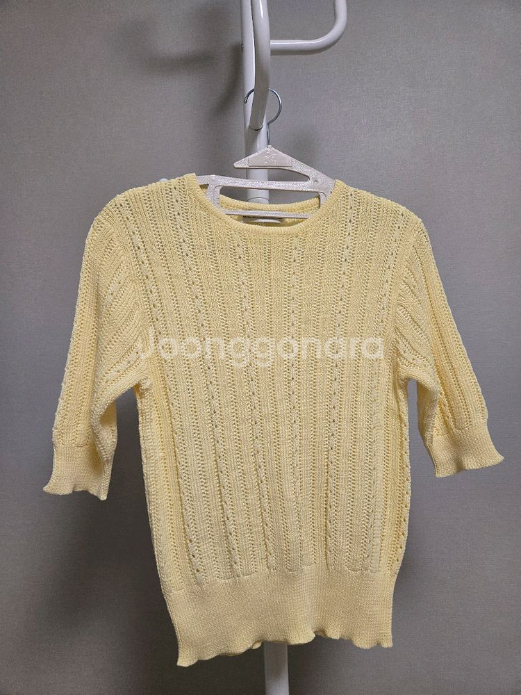 (새상품)여성 반팔 니트--0