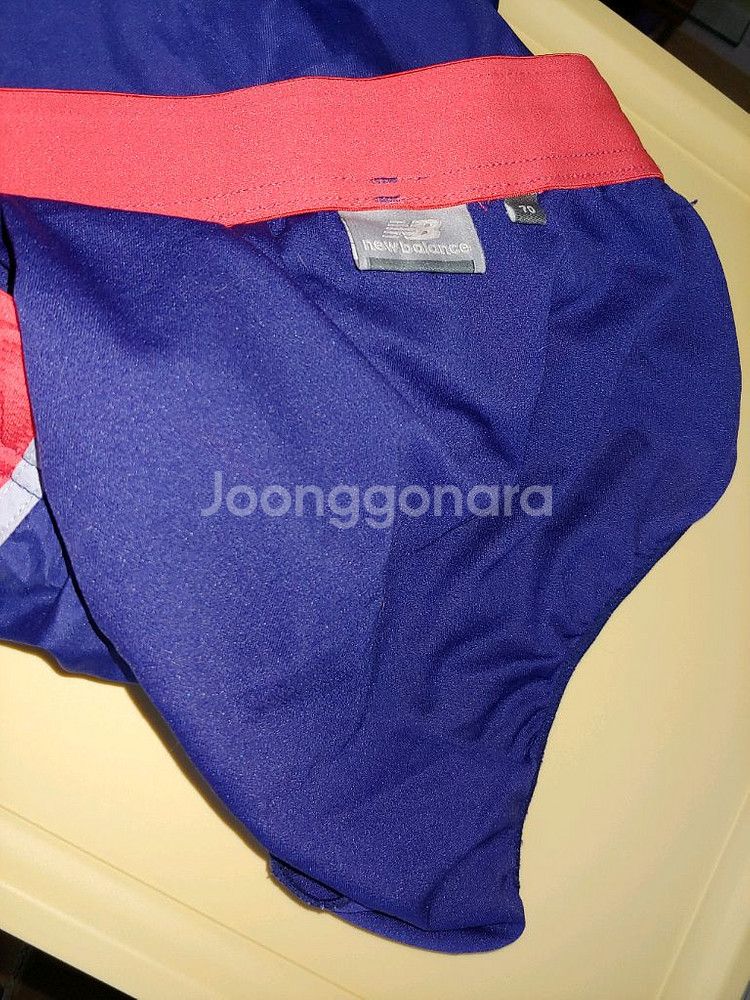 뉴발란스 정품 여성숏팬츠 운동복 청색+ 핑크배색--8