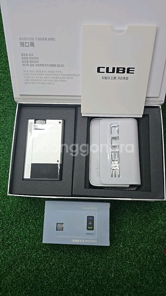 캐디톡 큐브 거리측정기 (실리콘케이스포함,새제품)--4