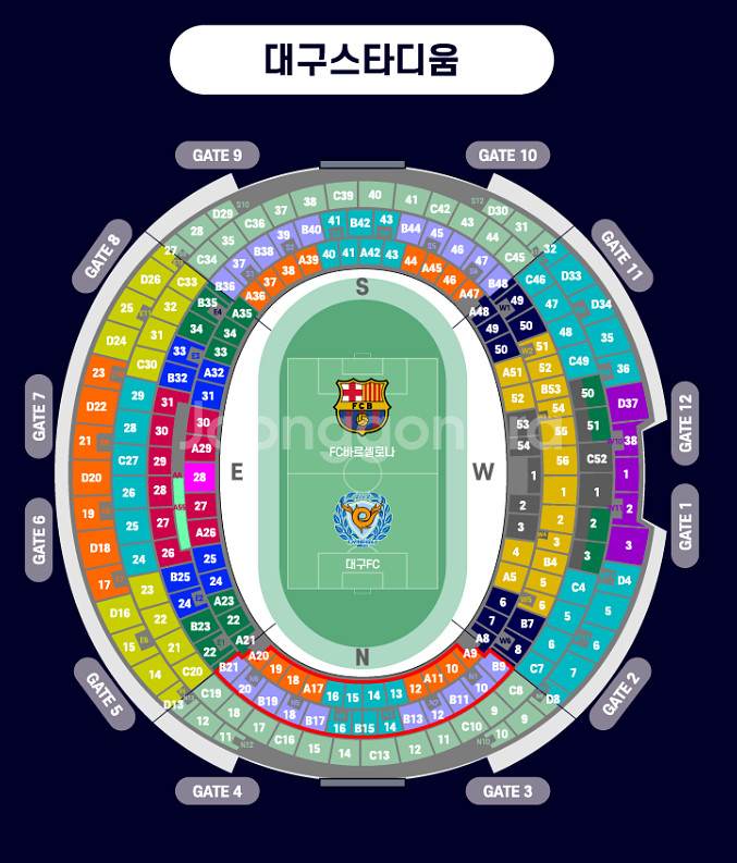 바셀 바르셀로나 vs 대구fc 최저가[한자리 가능]--0