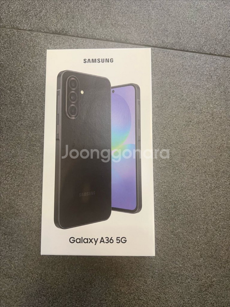 갤럭시A36 미개봉 새제품 128G 어썸블랙--0