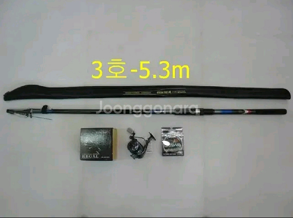 (택포)타임기3호대-530릴낚시대+9볼4000번릴+줄--0