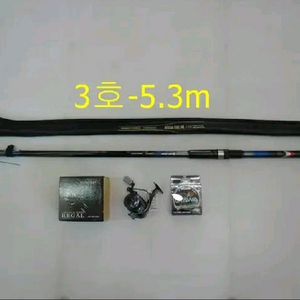 (택포)타임기3호대-530릴낚시대+9볼4000번릴+줄