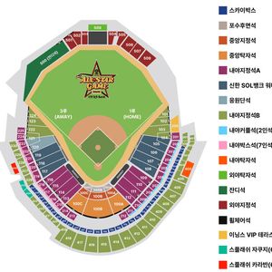 KBO 올스타전 7월12일 1루외야 2연석 데이식스