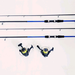 루어낚시대180M대2대+릴2대+릴줄(보급형)