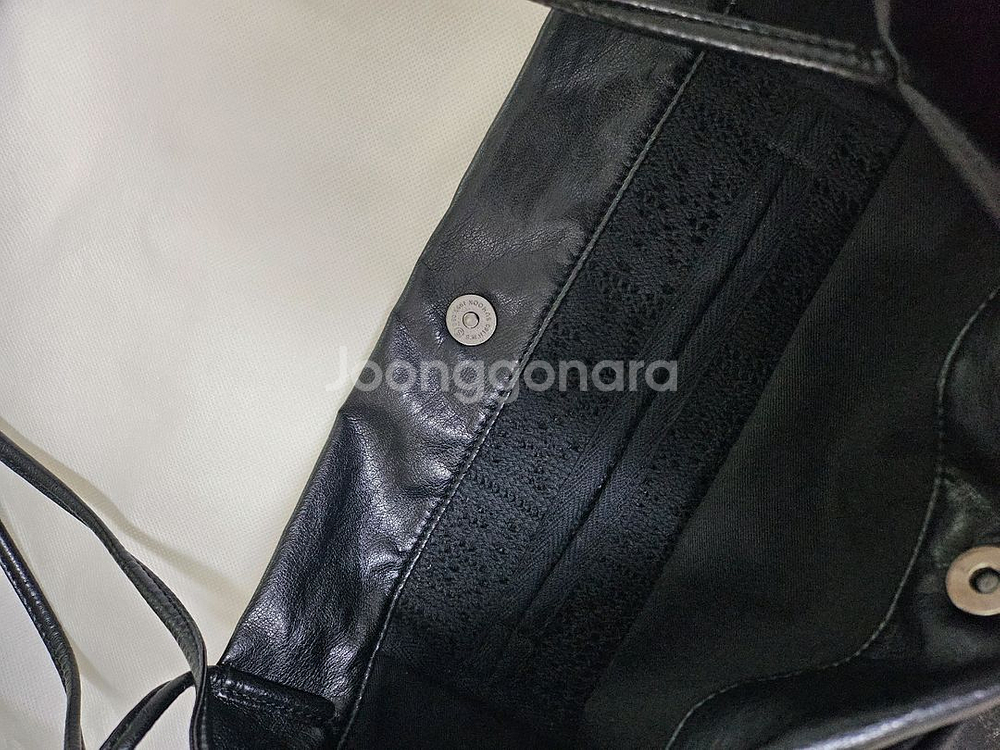 콰니백 콰니 마이 디어 보우 토트백 블랙--1