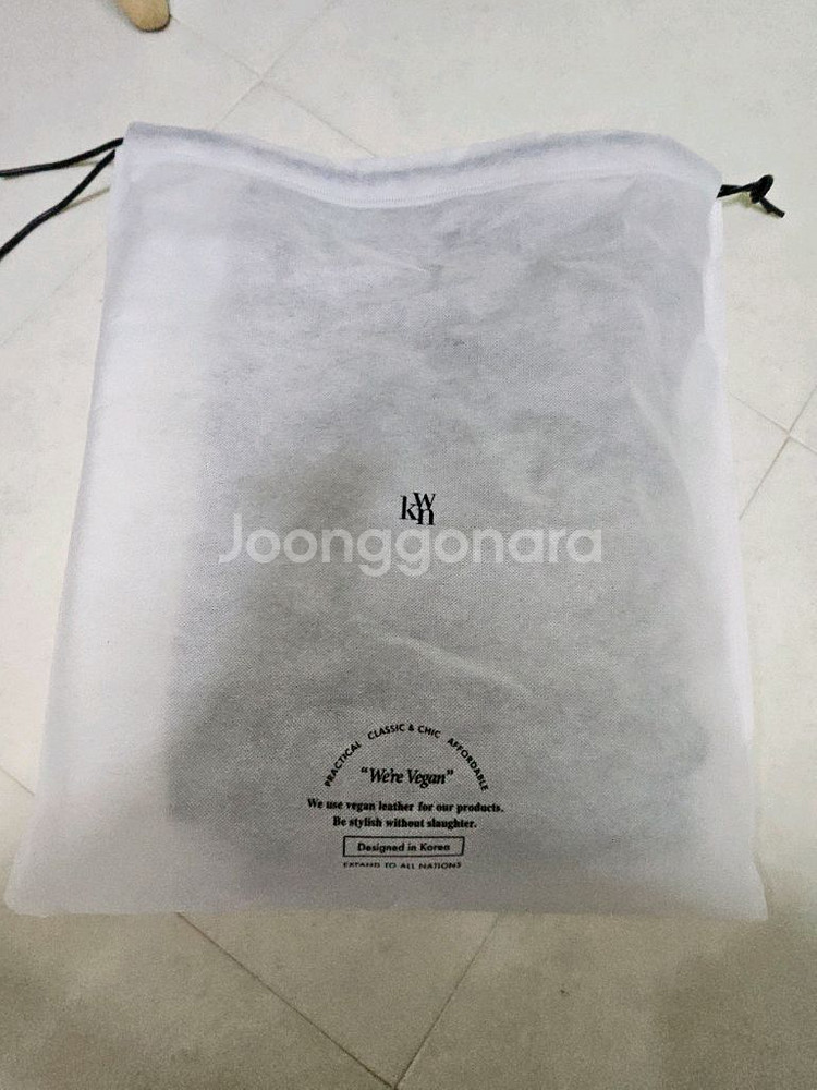 콰니백 콰니 마이 디어 보우 토트백 블랙--3