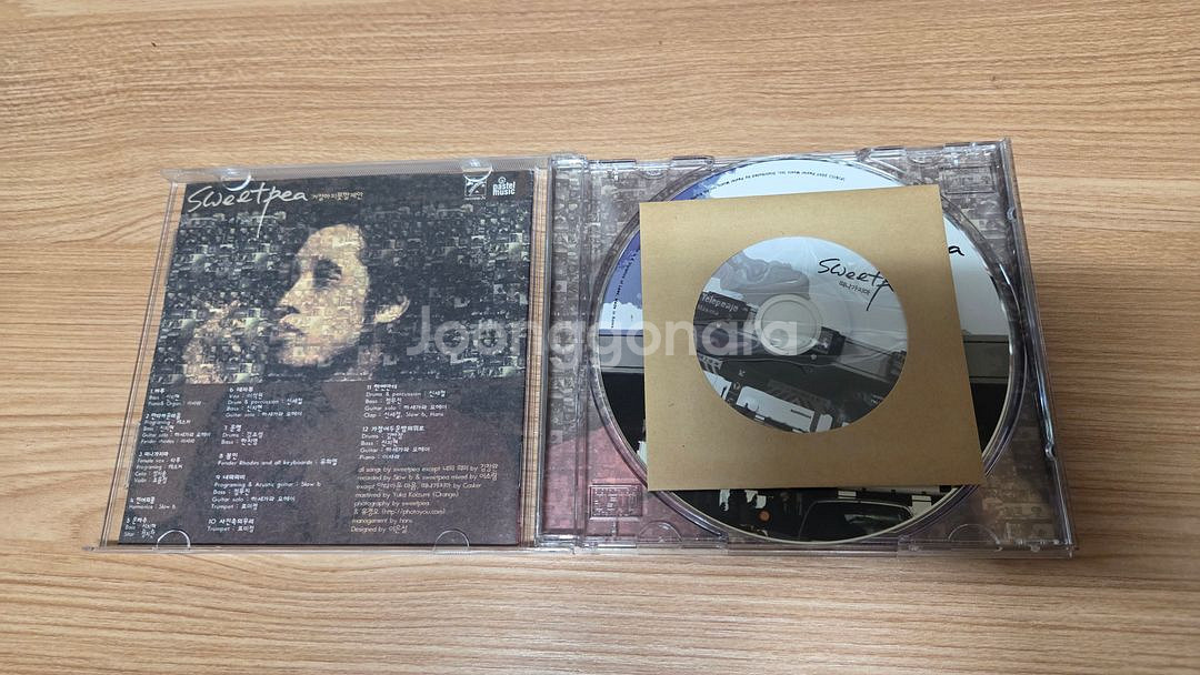스위트피 3집 친필싸인과 친필 넘버링 CD와 싱글--3