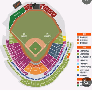 올스타프라이데이 3루 워터존 2연석
