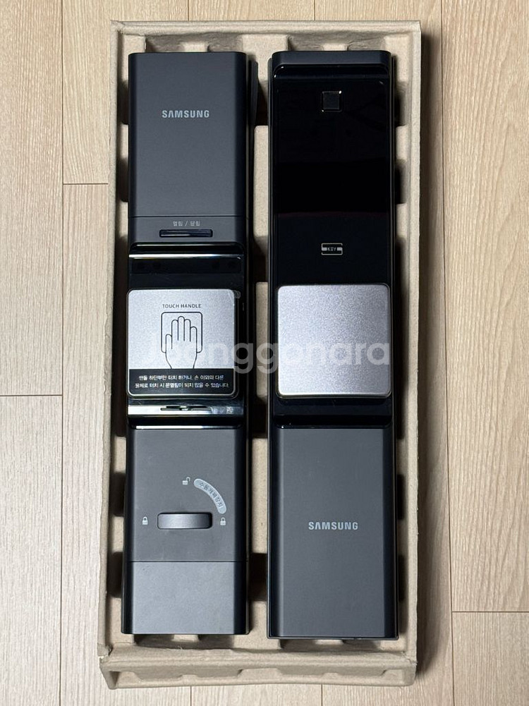 삼성 IoT 오토푸시풀 지문 도어락 SHP-DR900--0