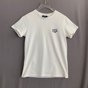 S A.P.C. 아페쎄 여성 레이몬드 로고 반팔 티셔츠