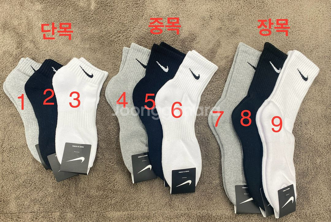 두꺼운 양말 9개 무료배송--0