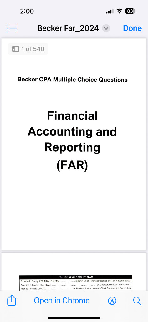 aicpa becker+aifa fare 부교재 이미지