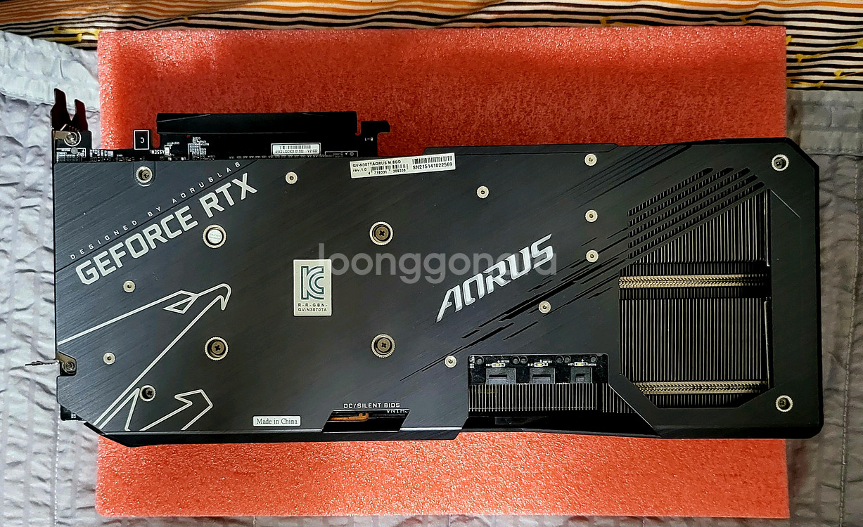기가바이트 어로스마스터 RTX3070Ti 그래픽카드--6