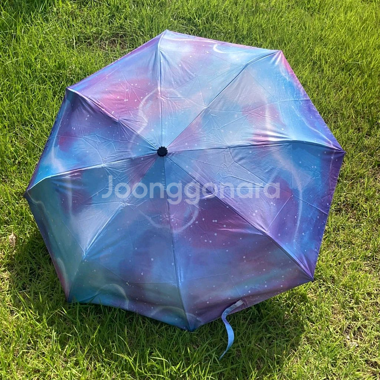 갤럭시 우주 자동우산 겸 양산--6