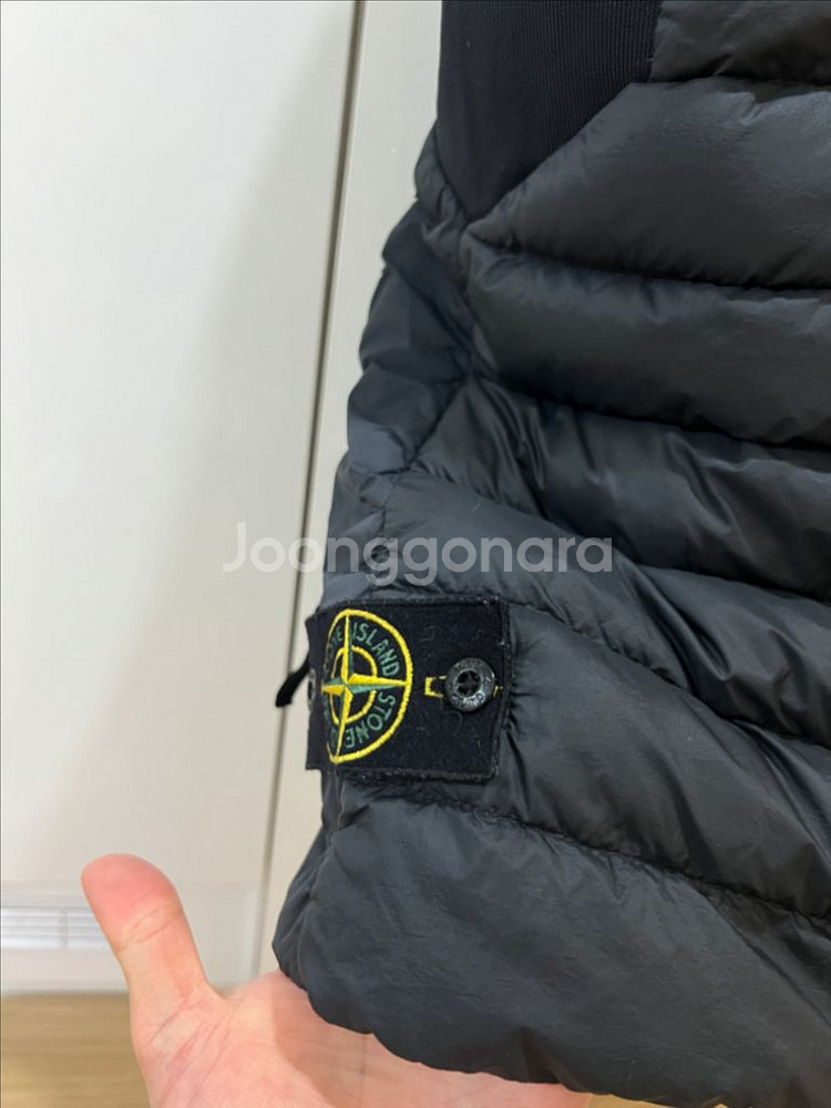 스톤아일랜드 다운 패딩조끼 xl--2