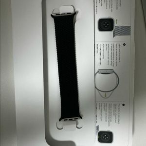 애플워치 45mm 브레이드솔로루프 사이즈5 미드나이트