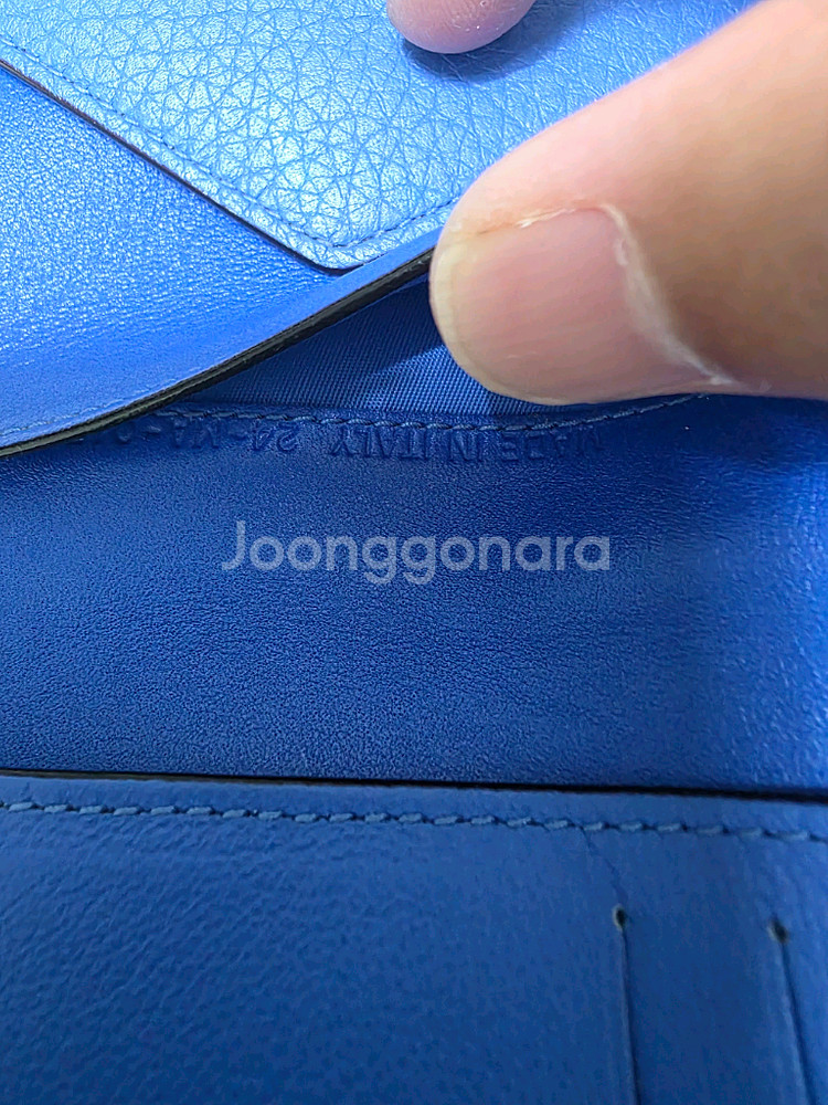 디올 여성 반지갑 정품--7