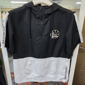 nba 골든스테이트 아노락 후드자켓 m