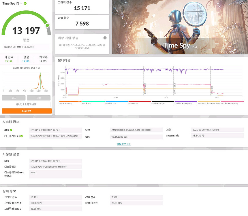 기가바이트 어로스마스터 RTX3070Ti 그래픽카드--9