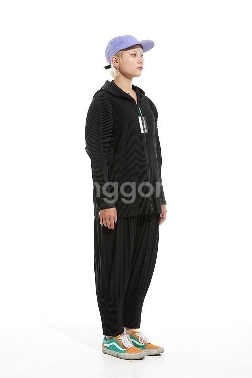 [M-2XL] 리플레이스먼트 플리츠 집업 후드 스웨트--0