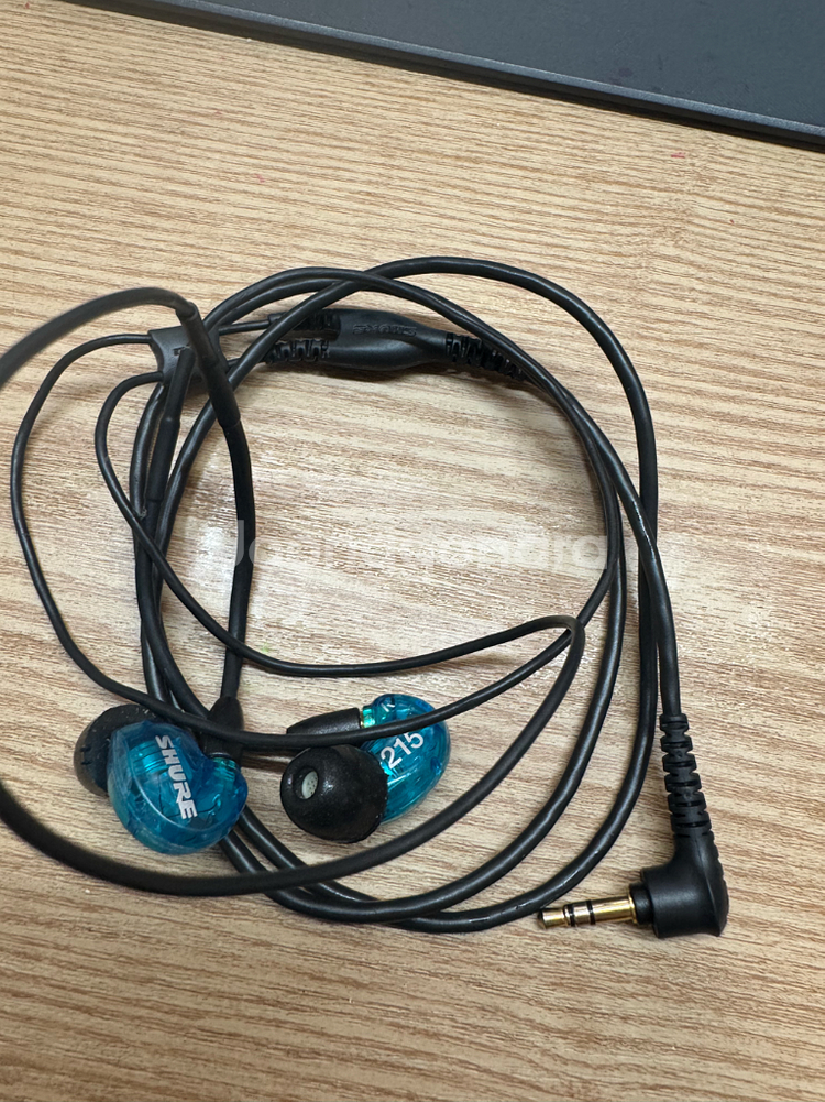 슈어 SE215SPE 이어폰 블루--1