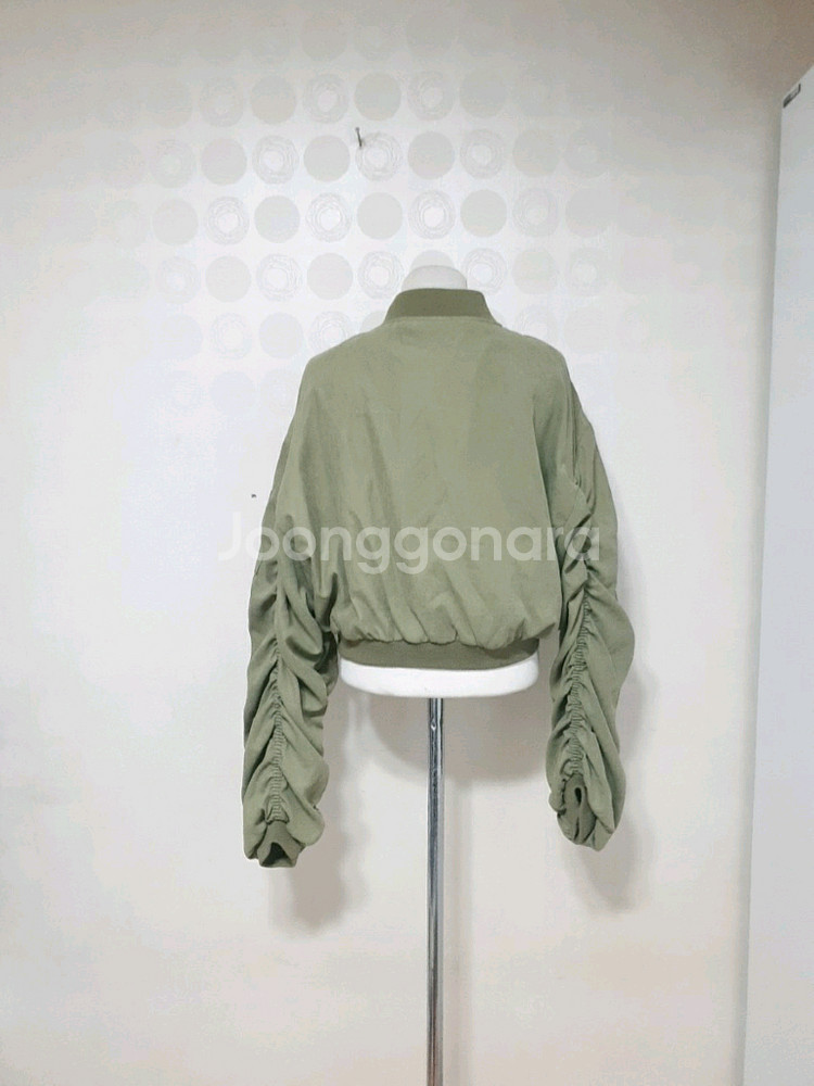 Free/카키잠바/여성잠바/크롭잠바/크롭야상잠바--1