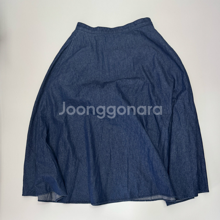 여성 일본 빈티지 유니클로 데님 스커트 치마--1