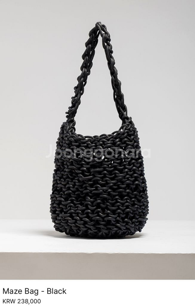 autt 어트 maze bag 메이즈 백 블랙 네트백--1