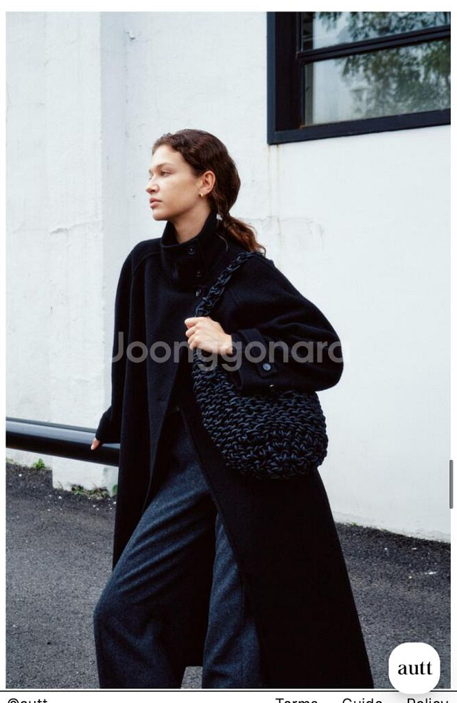 autt 어트 maze bag 메이즈 백 블랙 네트백--5