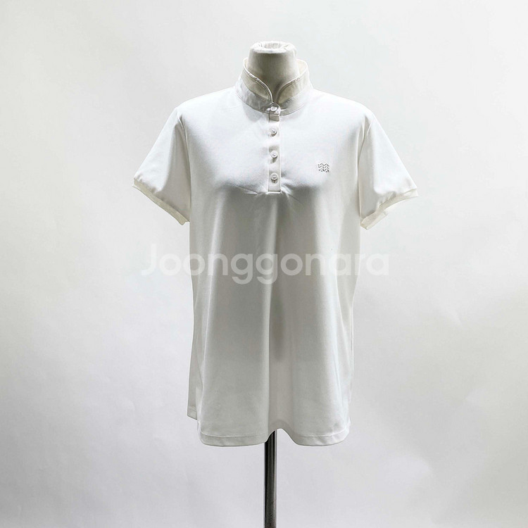 코오롱스포 여성등산반팔티 화이트 95 진스센스--1