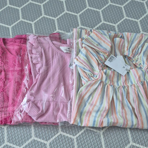 h&m 120 원피스 3벌일괄
