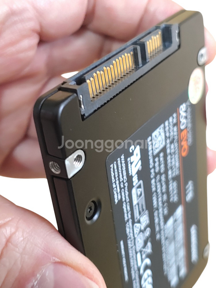 윈도우 설치 삼성 860 EVO SATA 1TB SSD--5