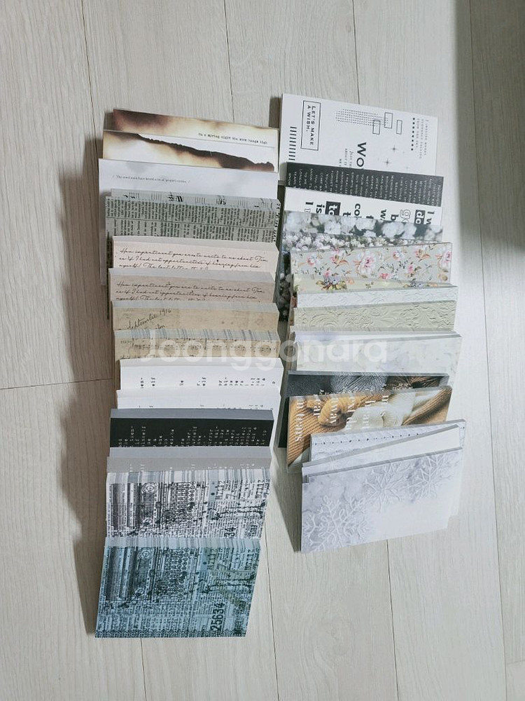 다꾸용품 배경지,떡메모지 일괄 처분합니다--0