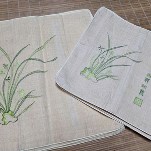 천연 시어서커 삼베 난초방석 8장