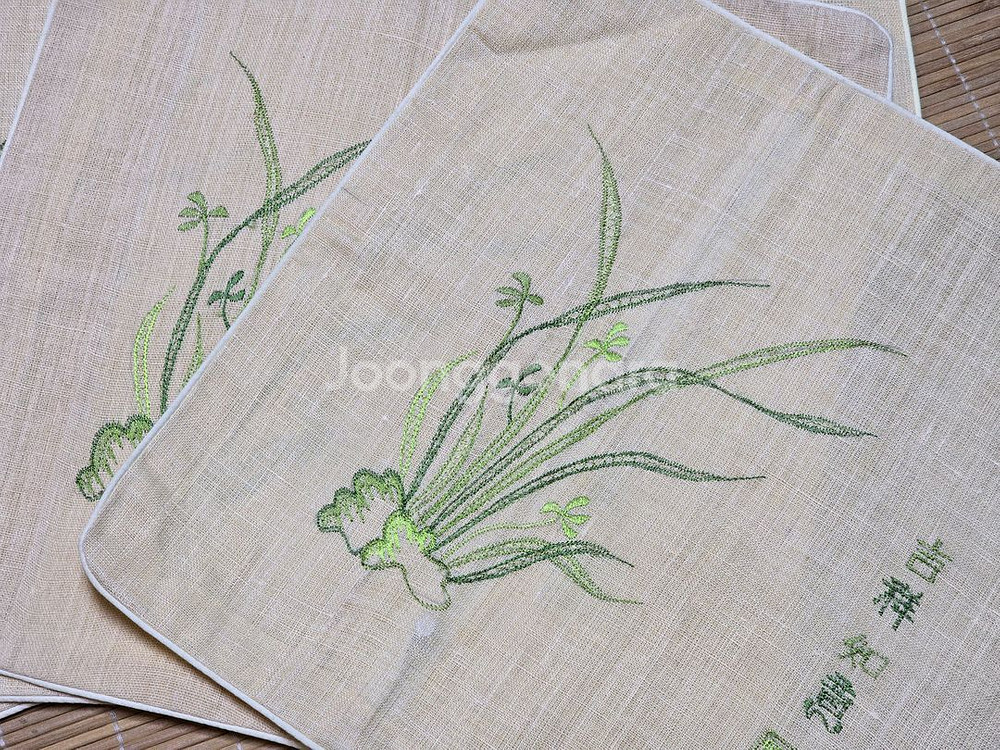 천연 시어서커 삼베 난초방석 8장--5