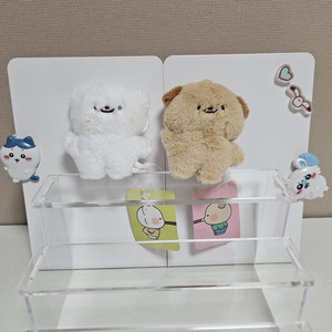 젤리크루 댕돌이 댕순이 미니 인형 키링 2종 일괄