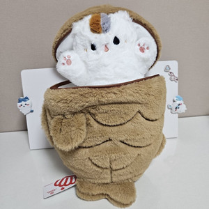 붕어빵 고양이 중형 인형